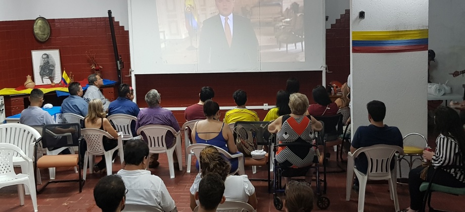 Colombianos en Manaos celebraron en comunidad el Bicentenario de la Independencia Nacional