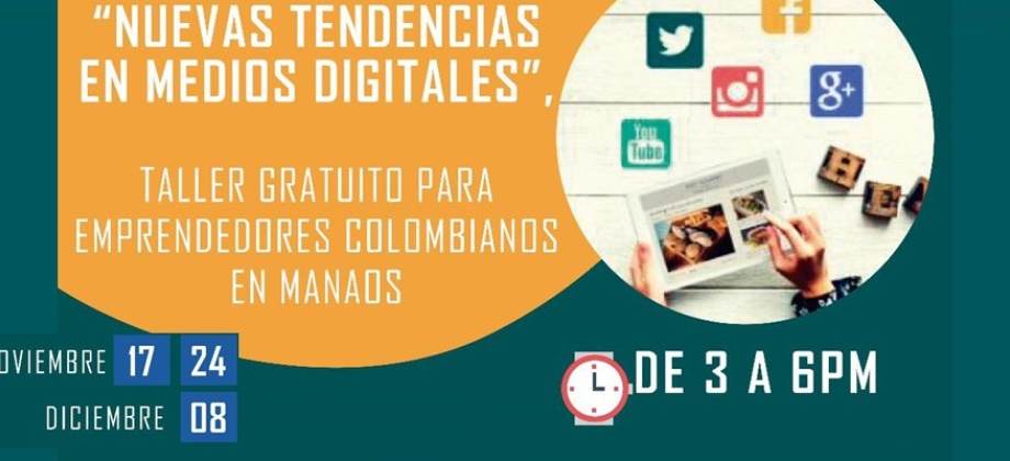 Consulado de Colombia en Manaos realiza el taller Nuevas Tendencia en Medios Digitales en 2018