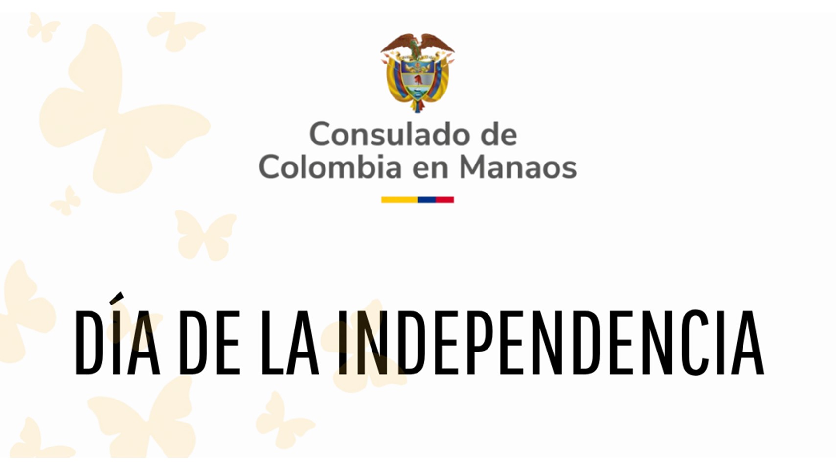 Celebra el Día de la Independencia en el Consulado de Colombia en Manaos este 17 de julio de 2026