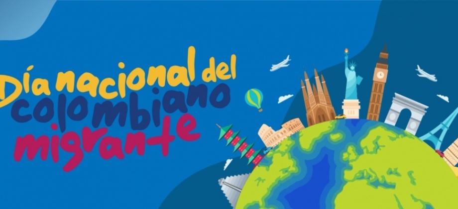 El Consulado de Colombia en Manaos invita a la conmemoración del Día Nacional del Colombiano Migrante, los días 28 y 29 de octubre de 2021
