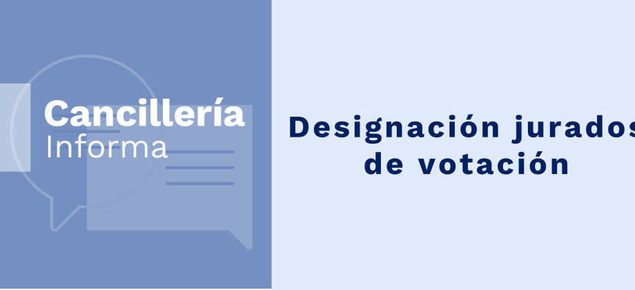 Designación jurados de votación