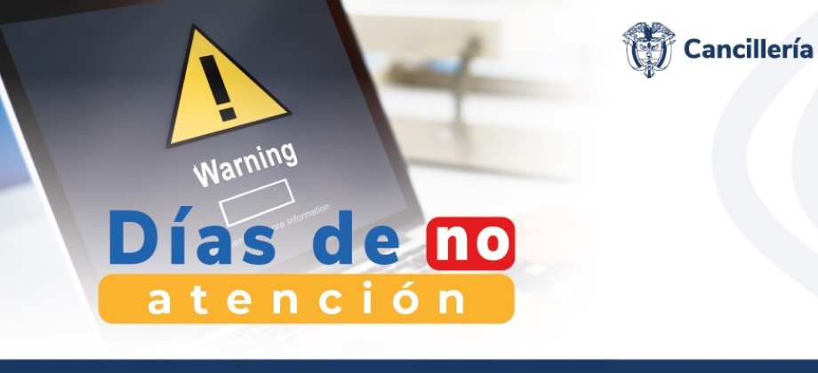 Consulado de Colombia en Manaos no tendrá atención al público este miércoles 1 de mayo de 2024