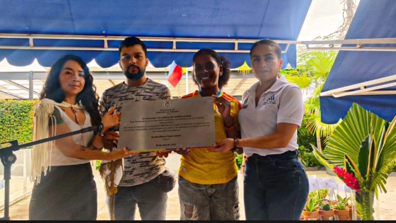 Consulado de Colombia en Manaus - Brasil rindió homenaje a las víctimas
