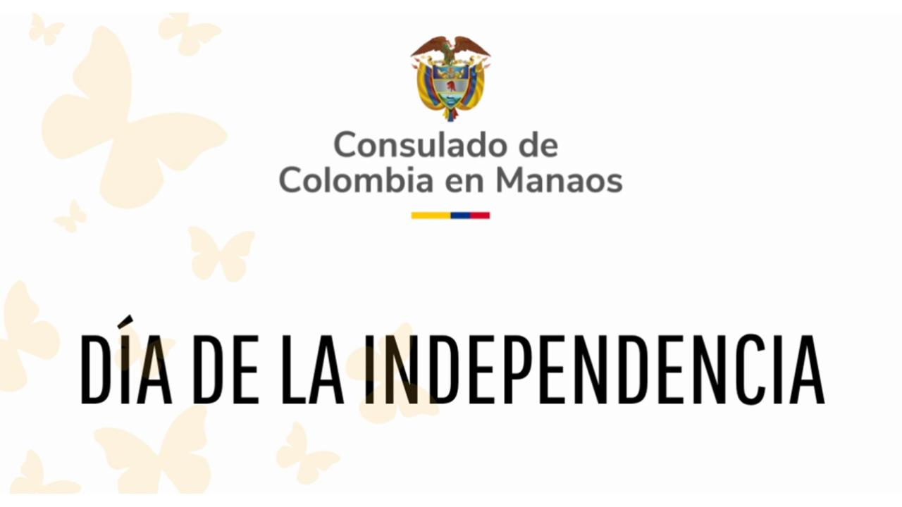 Celebra el Día de la Independencia en el Consulado de Colombia en Manaos este 17 de julio de 2026