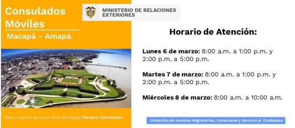 Jornada de Consulado Movil en la ciudad de Macapá – Amapá